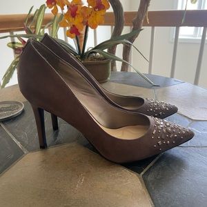 Circus Embellished Steel Grey Pumps